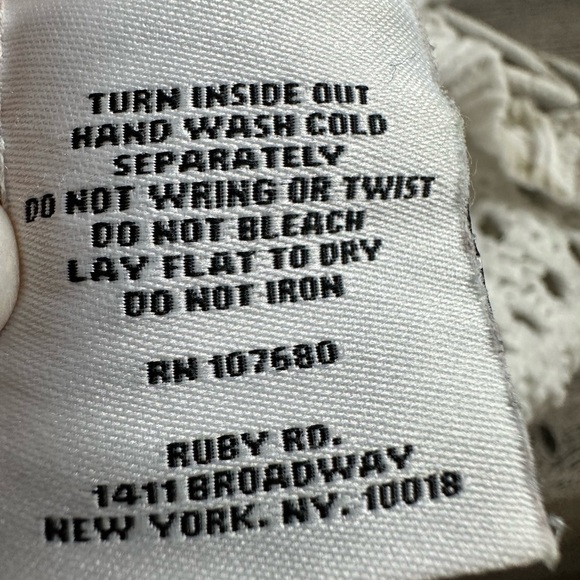 Ruby Rd. White Knit Top - Picture 7 of 7